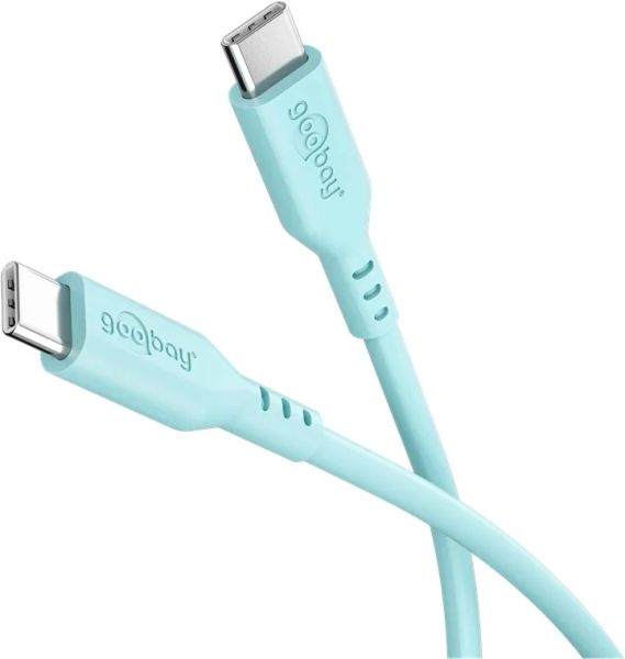 Kabel GOOBAY 77744 USB-C/USB-C 1,5m Tyrkysová