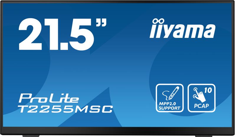 22" LCD iiyama T2255MSC-B1:PCAP,IPS,FHD,HDMI