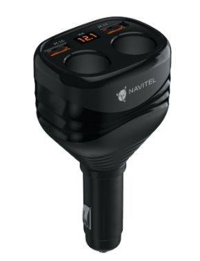 Nabíječka do auta NAVITEL USP55 Pro černá