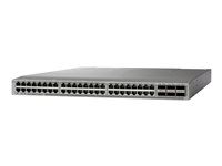 Cisco Nexus 31108TC-V - Prepínac - L3 - rízený - 48 x 10 Gigabit Ethernet + 6 x QSFP+ - proudení vzduchu zpredu dozadu - Lze montovat do rozvadece - repasováno