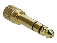 Audio adaptér - mini-phone stereo 3.5 mm se zdířkami (female) do stereo jack se zdířkami (female)