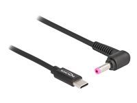 Elektrický kabel - USB-C (M) do DC jack 4,8 x 1,7 mm (M) - 20 V - 3 A - 1.5 m - černá