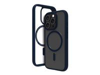 Zadní kryt pro mobilní telefon - kompatibilita s MagSafe - plast - modrá, čirá zadní strana - pro Apple iPhone 16 Pro