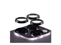 PanzerGlass HoOps Apple iPhone 14 Pro/14 Pro Max - ochranné kroužky pro čočky fotoaparátu - černý hliník/sklo