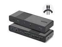 Startech - Dokovací stanice - pro laptop - USB4 / Thunderbolt 4 / Thunderbolt 5 - 2 x DP, 2 x HDMI - 1GbE, 2.5GbE - 140 watt - kompatibilní s TAA - Evropa, Velká Británie
