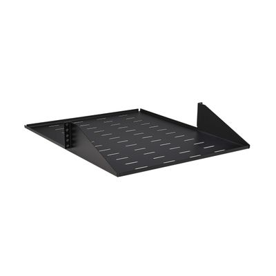Police pevná SmartRack 2U, nosnost 45kg, hloubka 546mm, montáž na střed, odvětrávaná