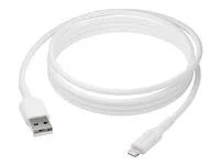 Kabel Lightning - USB s piny (male) do Lightning s piny (male) - 2 m - bílá