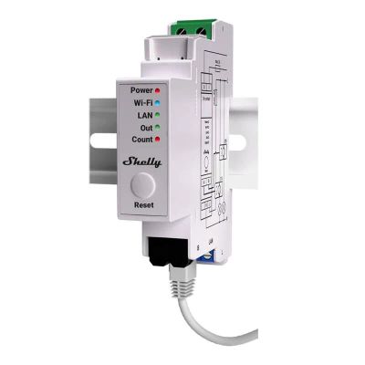 Elektroměr 1F na DIN lištu SHELLY PRE EM-50 Wi-Fi