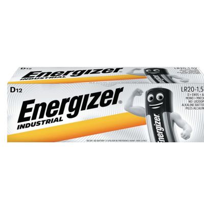 ENERGIZER Alkalické baterie, INDUSTRIAL LR20 12ks