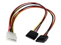 Molex to to Dual SATA Power Adapter Splitter - Adaptér napájení - 4 pinové interní napájení (M) do SATA napájení (F) - pro P/N: BRACKET125PTP, HSB13SATSASB, HSB1SATSASBA, HSB1SATSASVA, HSB43SATSASB, S322M225R