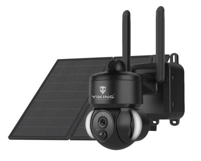 Solární HD kamera Viking HDs03 4G/20000mAh/barevné noční vidění/IP66/aplikace/notifikace/černá