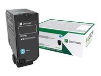 Azurová - originální - kazeta s barvivem LRP - pro Lexmark CS827de, CX827de