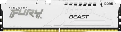 Kingston FURY Beast/DDR5/64GB/5600MHz/CL40/4x16GB/White