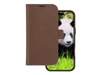Pouzdro s klopou pro mobilní telefon - kompatibilita s MagSafe - kůže full-grain - dark tan - pro Apple iPhone 16 Pro Max