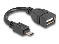 USB 2.0 OTG Cable Type Micro-B male to T