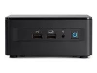 Barebone - mini PC 1 x Core i7 1260P / až 4.7 GHz - RAM 0 GB - grafika Intel Iris Xe Graphics - IEEE 802.11ax (Wi-Fi 6E), Bluetooth 5.2, 2.5 Gigabit Ethernet, Gigabit Ethernet - černá