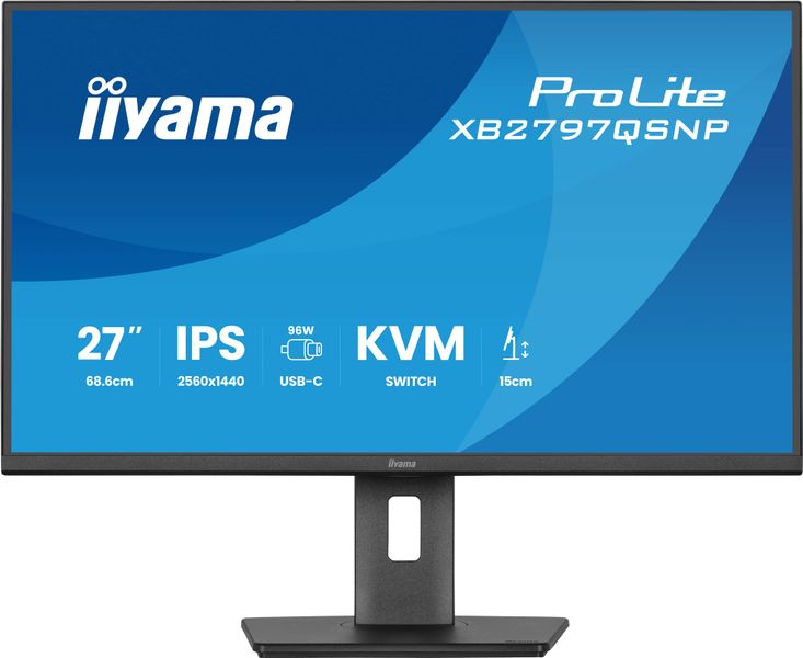 iiyama ProLite/XB2797QSNP-B1/27"/IPS/QHD/75Hz/1ms/Černá/5R