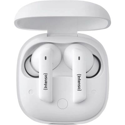INTENSO BUDS Pro, Bezdrátová sluchátka, bílá