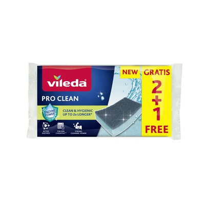 VILEDA Pro Clean houbička 2+1ks