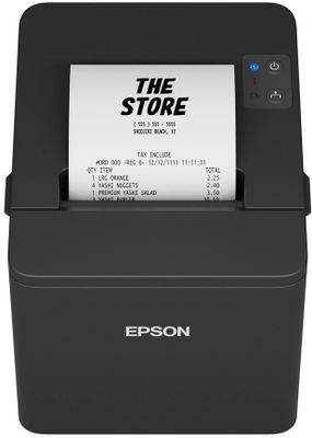 Epson TM-T20IV (101): USB + Serial, PS, Blk, EU