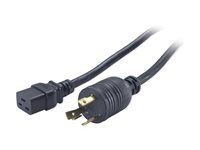 Elektrický kabel - NEMA L6-30 (M) do IEC 60320 C19 - 2.44 m - černá - pro P/N: SRT10KXLTW, SRT3000XLTW, SRT5KXLTUS, SRT6KXLTUS, SRT6KXLTW, SRT8KXLJ, SRT8KXLTUS