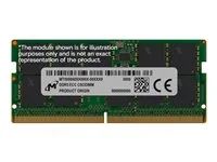DDR5 - modul - 16 GB - SO-DIMM 262 pinů - 3200 MHz / PC5-51200 - CL52 - 1.1 V - nastaveno na taktování - ECC - zelená