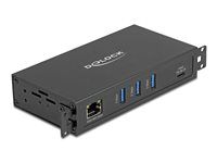 3 Port USB 5 Gbps Hub+RJ45 Gigabit LAN