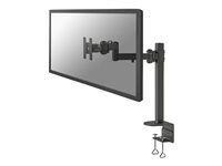 Montážní sada - plný pohyb - pro Displej LCD - černá - velikost obrazovky: 10"-30" - upevnění svorkou, upevnitelné na stůl