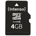 INTENSO Micro SDHC karta 4GB Class10