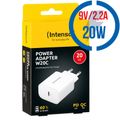 INTENSO W20C, 1x USB C, Nabíječka, 20W, bílá
