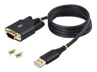 Rugged TPE Construction (1P3FFCB-USB-SERIAL) - USB / sériový kabel - USB (M) do DB-9 (M) - 1 m - černá