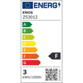 Žárovka LED E14 2,5W svíčka bílá teplá EMOS Z53012 Vintage