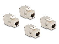 Keystone Module RJ45 jack Cat.6A STP 4 p