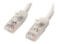 Category 6 - 24AWG (N6PATC2MWH) - Patch kabel - RJ-45 (M) do RJ-45 (M) - 2 m - UTP - CAT 6 - provedení bez hrbolků - bílá