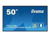 50" Třída úhlopříčky displej LCD s LED podsvícením - digital signage - Android - 4K UHD (2160p) 3840 x 2160 - černá