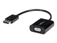 1080p 1920x1200 - Active DP to VGA (Male to Female) HD Video Converter for laptop/PC/Monitor (DP2VGA3) - Adaptér obrazovky - DisplayPort (M) do HD-15 (VGA) (F) - 10 cm - aktivní - černá - pro P/N: DK31C3HDPD, DK31C3HDPDUE, DKM30CHDPD, DKM30CHDPDUE, SV231QDPU34K, TB32DP14