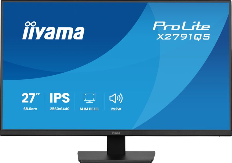 27" iiyama X2791QS-B1:IPS,QHD,HDMI,DP