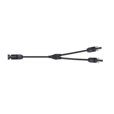 Konektor pro solární panely MC4 GETI rozbočení 1x konektor 2x zdířka 30 cm