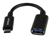 6in - USB-IF Certified - USB-C to USB-A - USB 3.1 Gen 1 - USB C Adapter - USB Type C (USB31CAADP) - USB adaptér - USB-C (M) do USB typ A (F) - USB 3.0 - 15.2 cm - černá - pro P/N: DK31C3HDPD, DK31C3HDPDUE, DKM30CHDPD, DKM30CHDPDUE, PEXUSB312A1C1H, PEXUSB312A2C2V