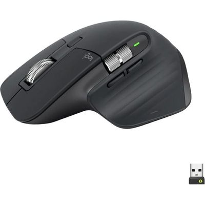 LOGITECH MX Master 3S, Bezdrátová myš, graphite