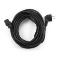 KABEL SÍŤOVÝ 230V 10m černý