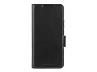 Pouzdro s klopou pro mobilní telefon - polyuretan (PU), plast - černá - pro Xiaomi 14T Pro