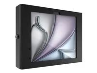 Black - Škříň - pro tablet - skleněný držák, prostor - uzamykatelný - vysoce kvalitní hliník - černá - velikost obrazovky: 11" - montážní rozhraní: 100 x 100 mm - montáž na stěnu - pro Apple 11-inch iPad Air (M2, M3, M4)