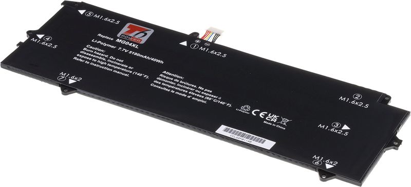 Baterie T6 Power HP Elite x2 1012 G1, 5190mAh, 40Wh, 4cell, Li-pol