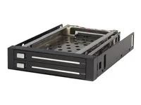 Dual Drive SATA Mobile Rack Enclosure for 3.5 HDD (HSB220SAT25B) - Bay adaptér pro datový sklad - černá