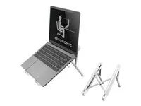 Stojánek na notebook - stříbrná
