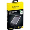 INTENSO PD20000, powerbanka 20000 mAh šedá