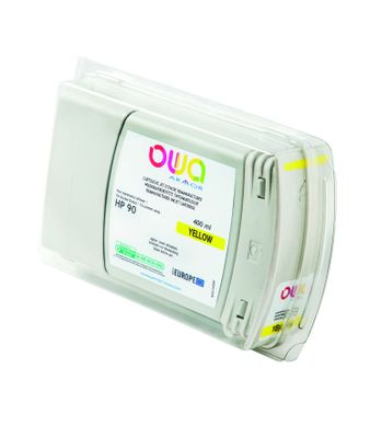 OWA Armor ink-jet kompatibilní s HP Design Jet 4000 yellow, 400ml, kom.s C5065A