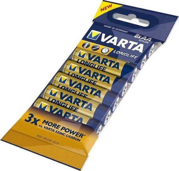 Varta LongLife AA 8x (fólie)