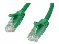 Category 6 - 24AWG (N6PATC2MGN) - Patch kabel - RJ-45 (M) do RJ-45 (M) - 2 m - UTP - CAT 6 - provedení bez hrbolků - zelená